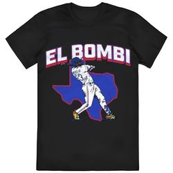 el bombi adolis garca-a texas rangers shirt