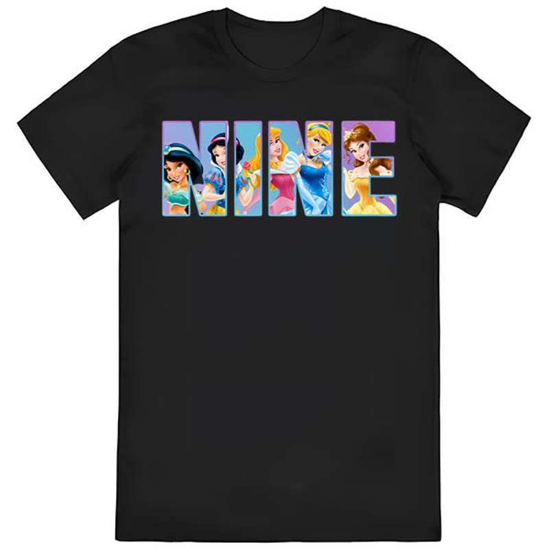 9th Birthday Shirt, Nine-Year Birthday Shirt, My Princesses....jpg