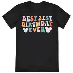 best 21st birthday ever shirt, twenty-first birthday t-shirt retro...
