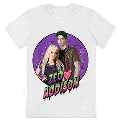 Disney Channel Zombies 2 Zed and Addison Love T-Shirt, Disney...