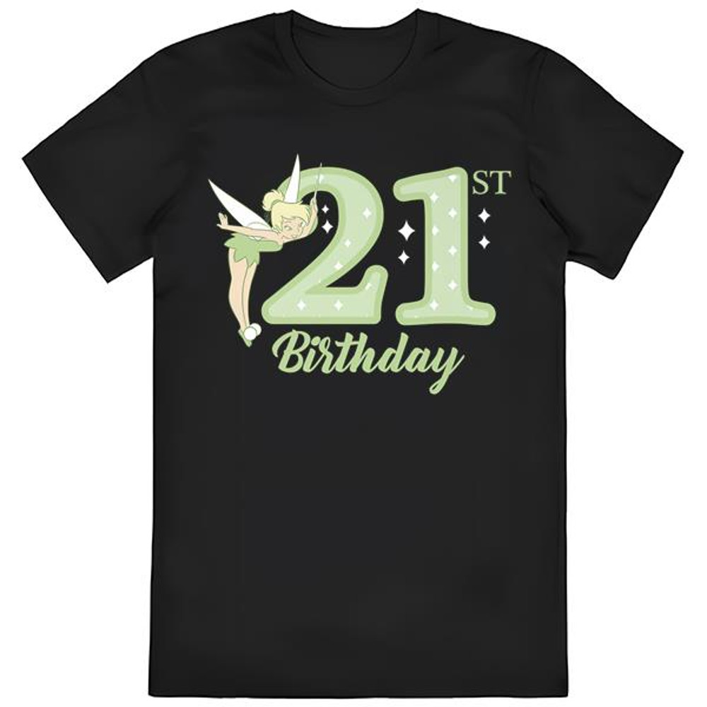 Disney Peter Pan 21st Birthday Tinkerbell T-Shirt, 21st Birthday....jpg