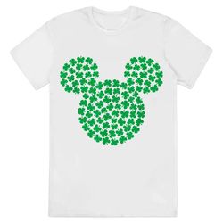 disney st patricks shirt, disney mickey mouse green clovers st...