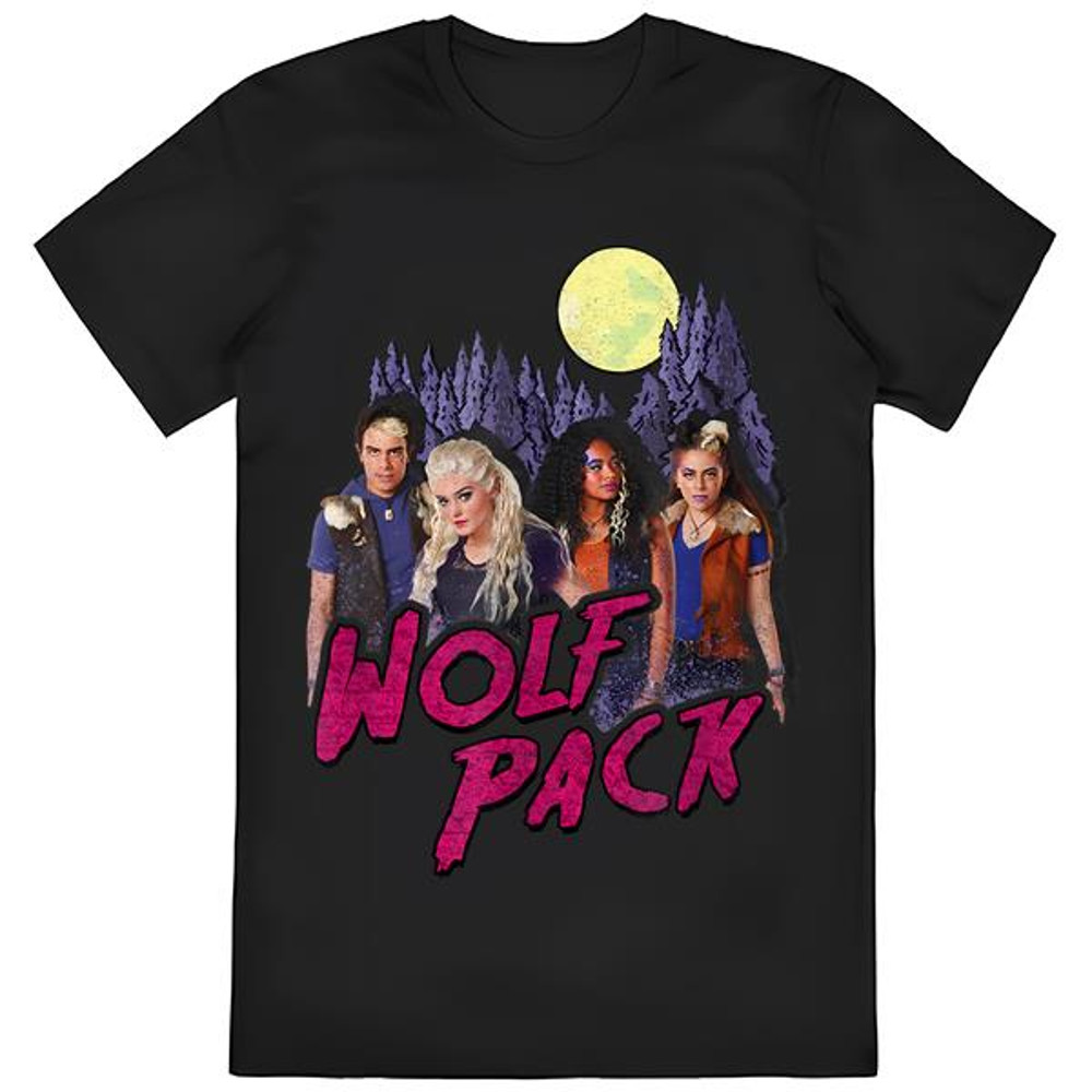 Disney Zombies Wolf Pack Full Moon Group Poster T-Shirt, Disney....jpg