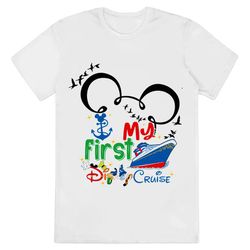 Funny My First Disney Cruise Shirt, Disney Family Shirts, Mickey...