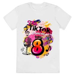 personalized birthday princess shirt, birthday girl tik tok shirt...