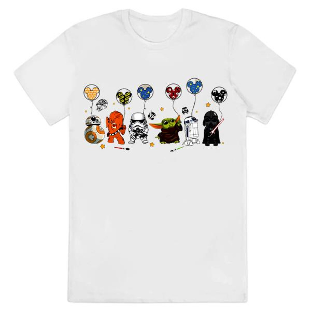 Star Wars Character Shirt, Star Wars Disney Baloon Tee, Star War....jpg