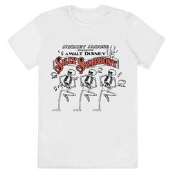 the skeletons dancing mickey mouse silly symphonies 1929 shirt...