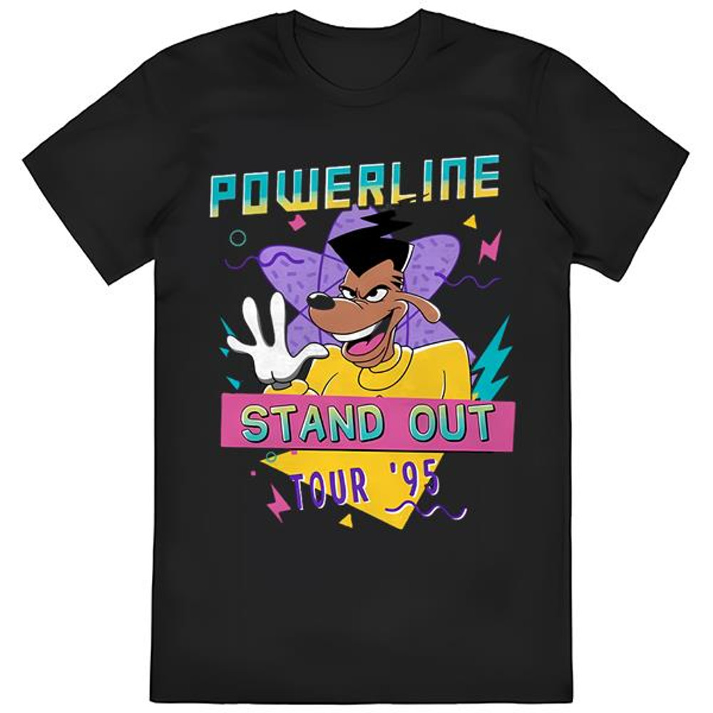 Vintage Goofy Movie Disney Powerline Stand Out Tour 95 Shirt.jpg