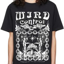 control mind oversized drop t-shirt