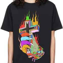 cross oversized drop t-shirt
