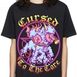 cursed oversized drop t-shirt