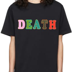 death oversized drop t-shirt