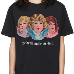 devil oversized drop t-shirt