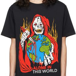 forever alone oversized drop t-shirt