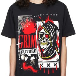 future grim oversized drop t-shirt