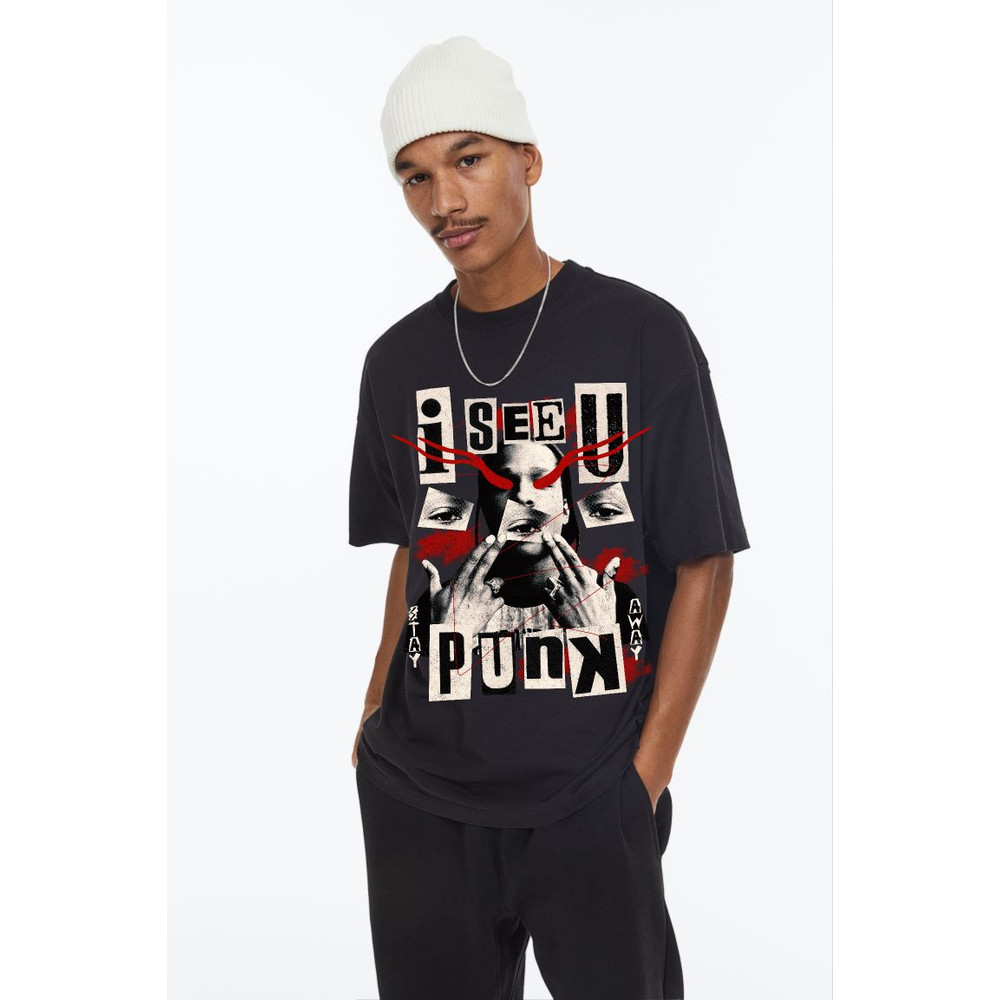 I SEE YOU PUNK Oversized T-Shirt.jpg