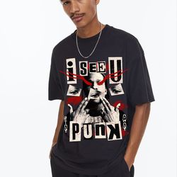 i see you punk oversized t-shirt