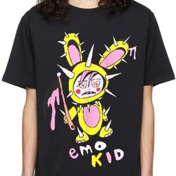 kid emo oversized drop t-shirt
