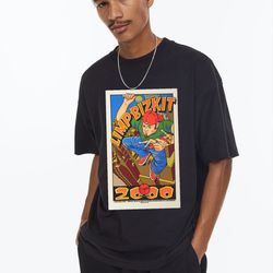 limp bizkit oversized t-shirt