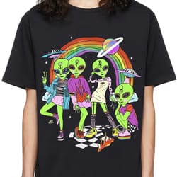 space oversized drop t-shirt