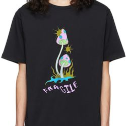 sparkle mushrooms oversized drop t-shirt