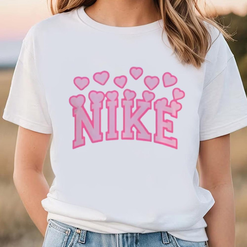 Nike Logo Pink Heart Valentine Shirt.jpg
