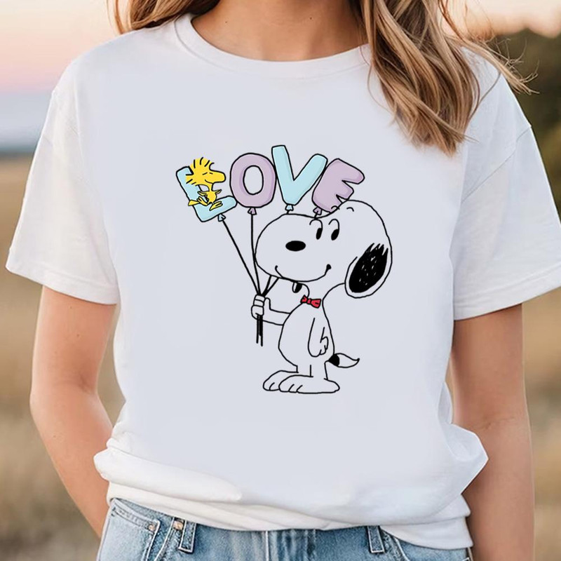 Peanuts Snoopy And Woodstock Valentine Shirt.jpg