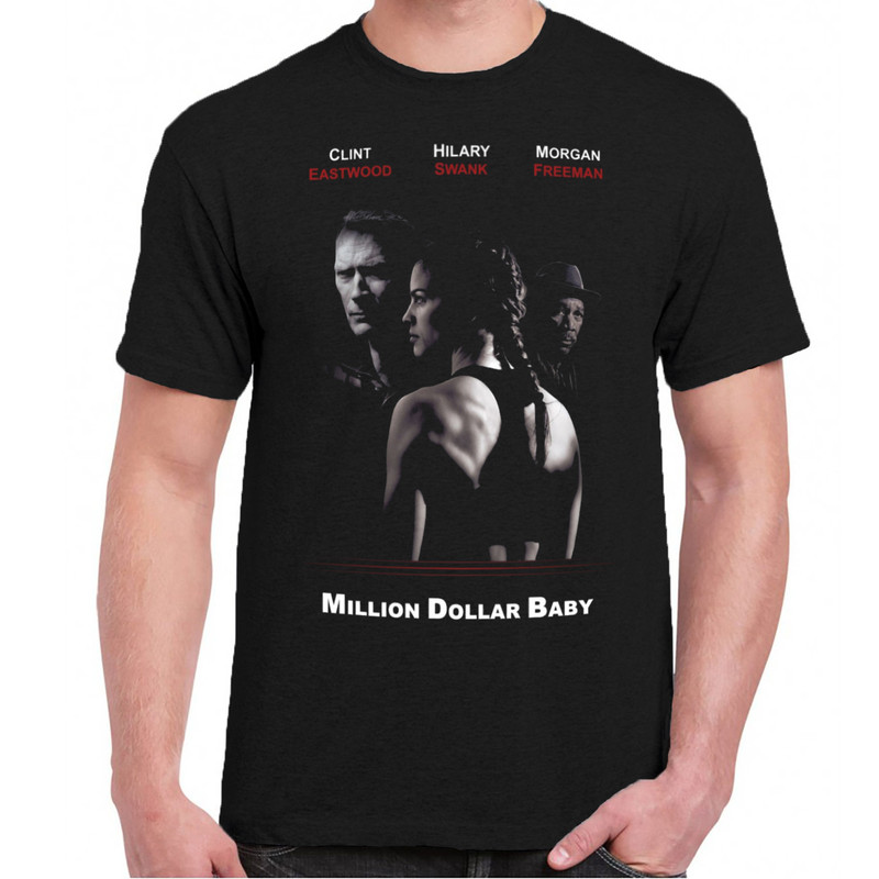 Million Dollar Baby movie t-shirt Clint Eastwood Hilary Swank Morgan Freeman.jpg