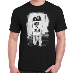 war is over john lennon and yoko ono t-shirt