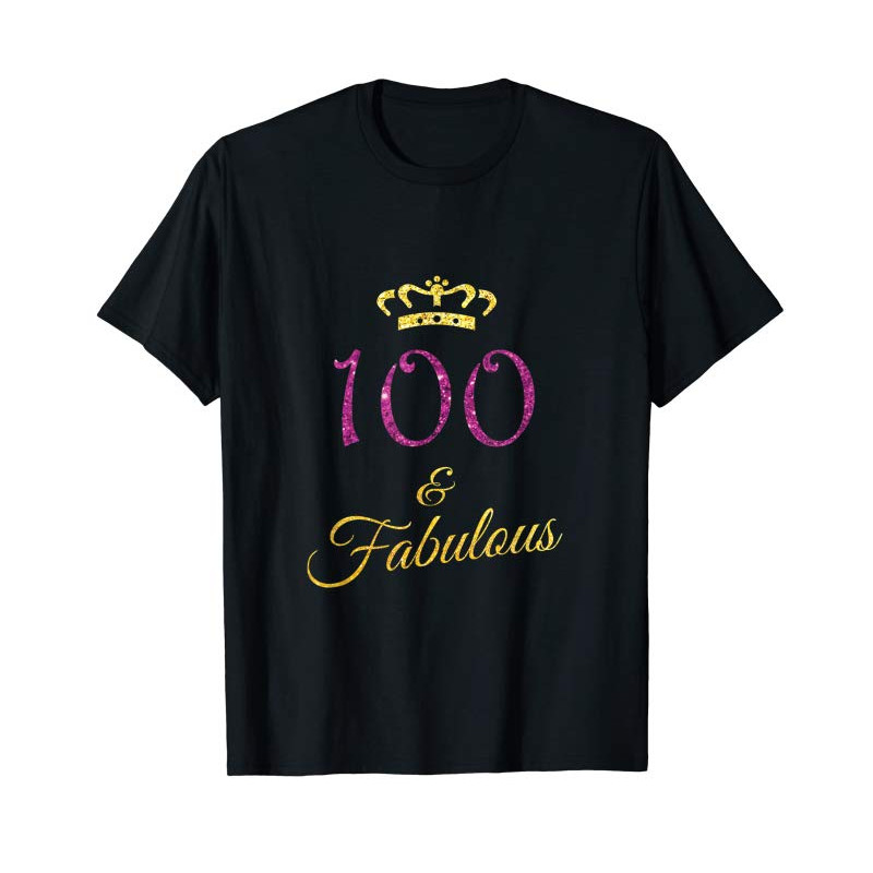 Adorable 100th Birthday Shirt Gift Women Grandma Age 100 Year Old - Tees.Design.png