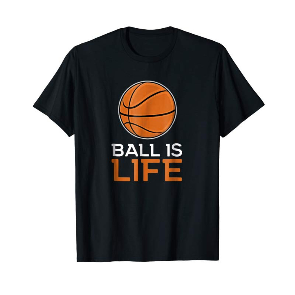 Adorable Ball Is Life Basketball T-Shirt Basketball Life Shirt - Tees.Design.png