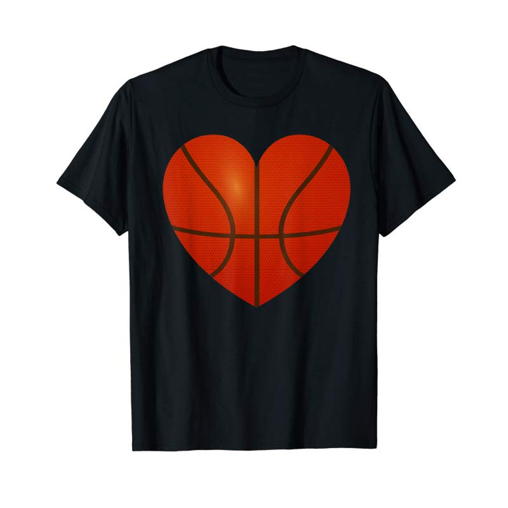 Adorable Basketball Heart Valentine's Day Teacher TShirt Boys Girls - Tees.Design.png