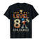 Adorable Dabbing Boy Level 8 Unlocked 8 Years Old 8th Birthday Gamer T-Shirt - Tees.Design.png