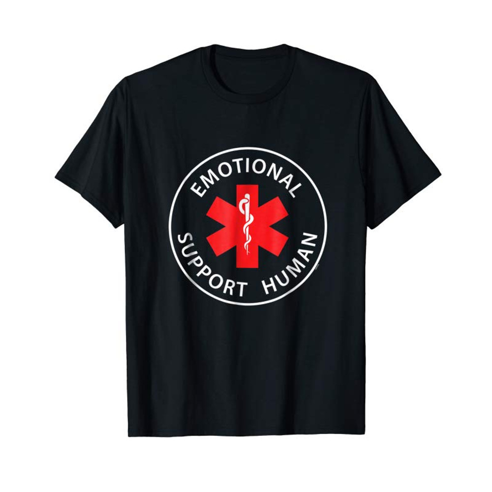 Adorable Emotional Support Human T-Shirt - Funny Humor Tee - Tees.Design.png
