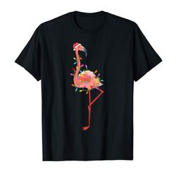 adorable flamingo tree christmas sweater xmas pet animal lover gifts t-shirt