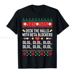 adorable funny nurse christmas shirt ugly xmas tshirt gift tee women