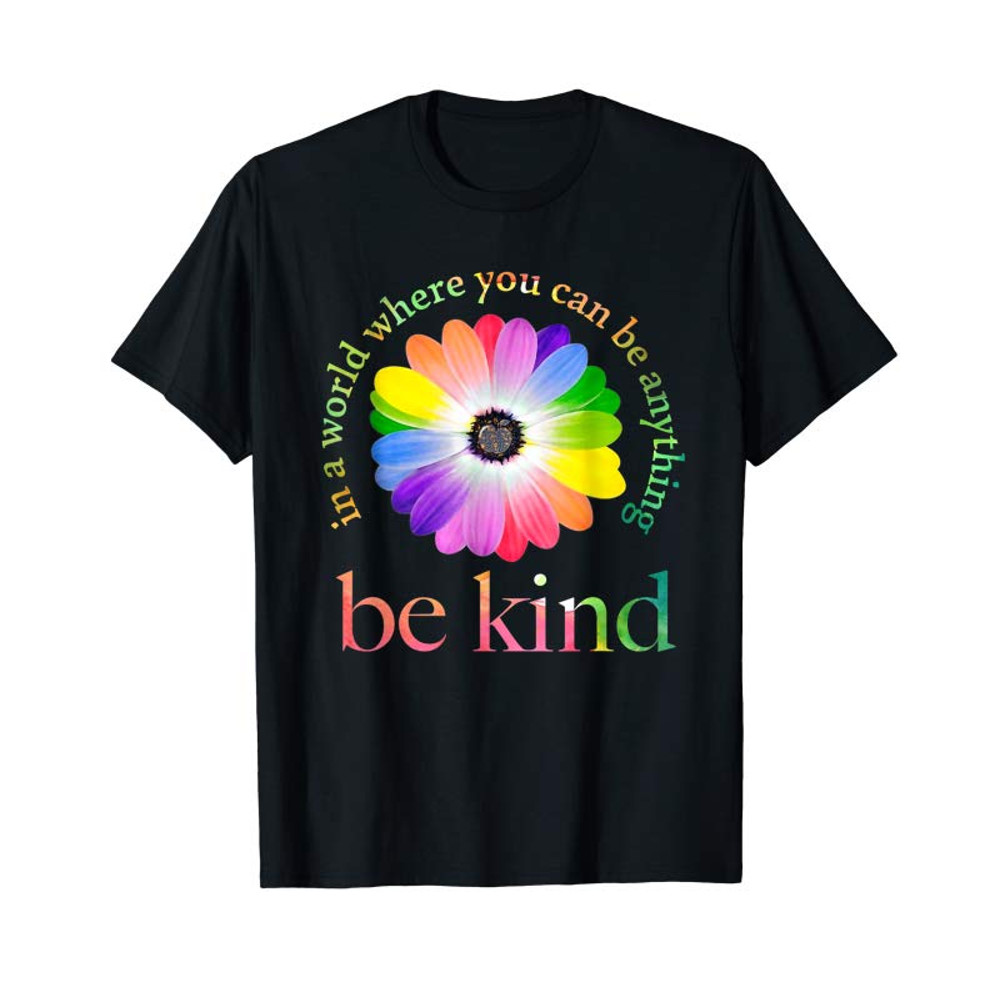 Adorable In A World Where You Can Be Anything Be Kind Gift T-Shirt - Tees.Design.png