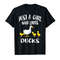 Adorable Just A Girl Who Loves Ducks Duck Owner Lover Gift T-Shirt - Tees.Design.png