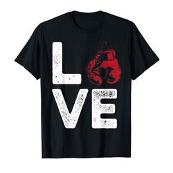 adorable kickboxing love kick boxing workout t-shirt