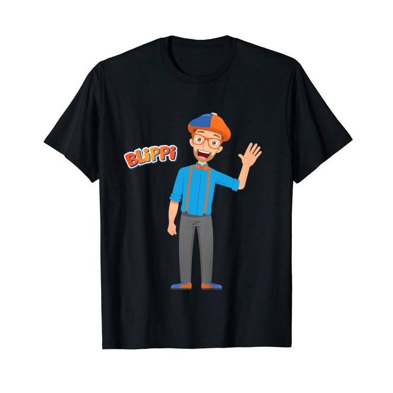 Adorable Kids Cartoon Blippi T-Shirt - Tees.Design.png