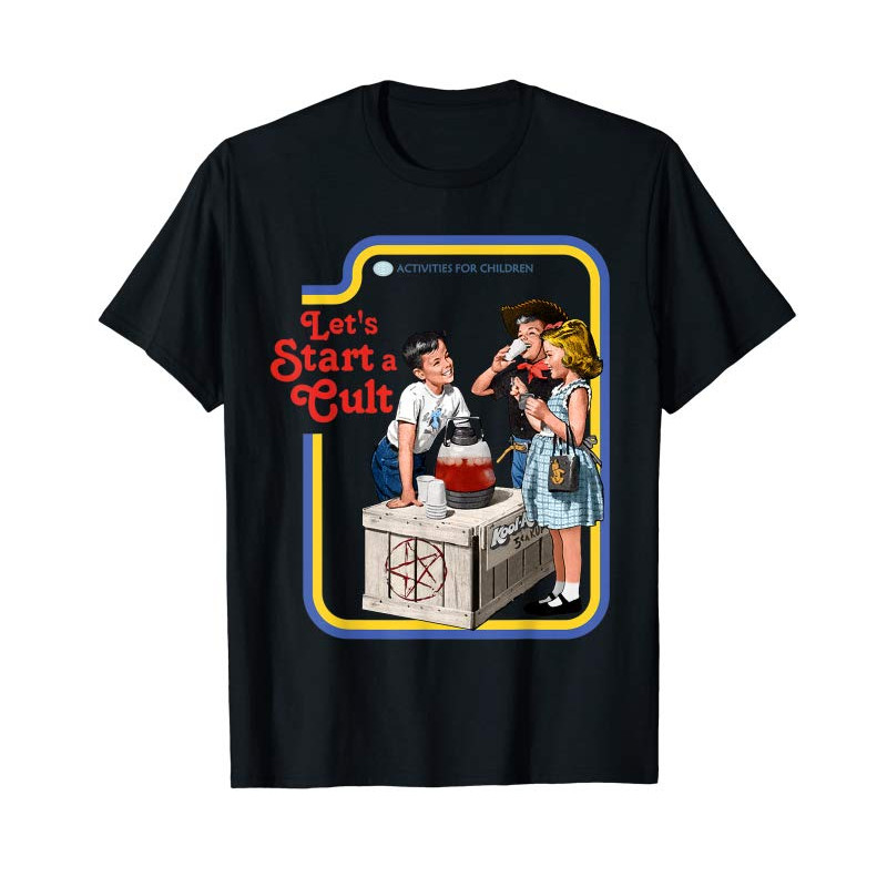 Adorable Let's Start A Cult T-Shirt - Tees.Design.png