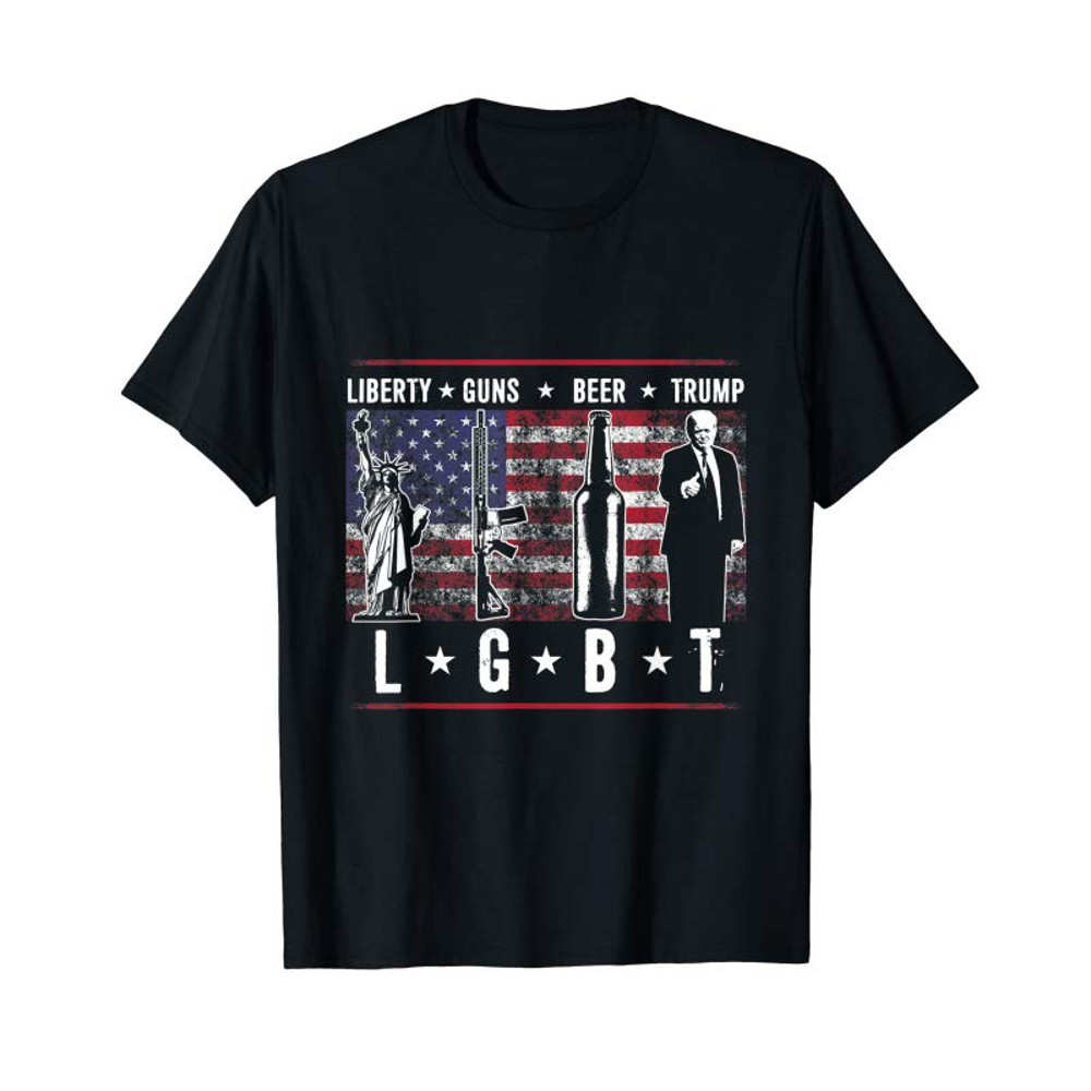Adorable Liberty Guns Beer Trump TShirt LGBT Parody Funny Gift - Tees.Design.png