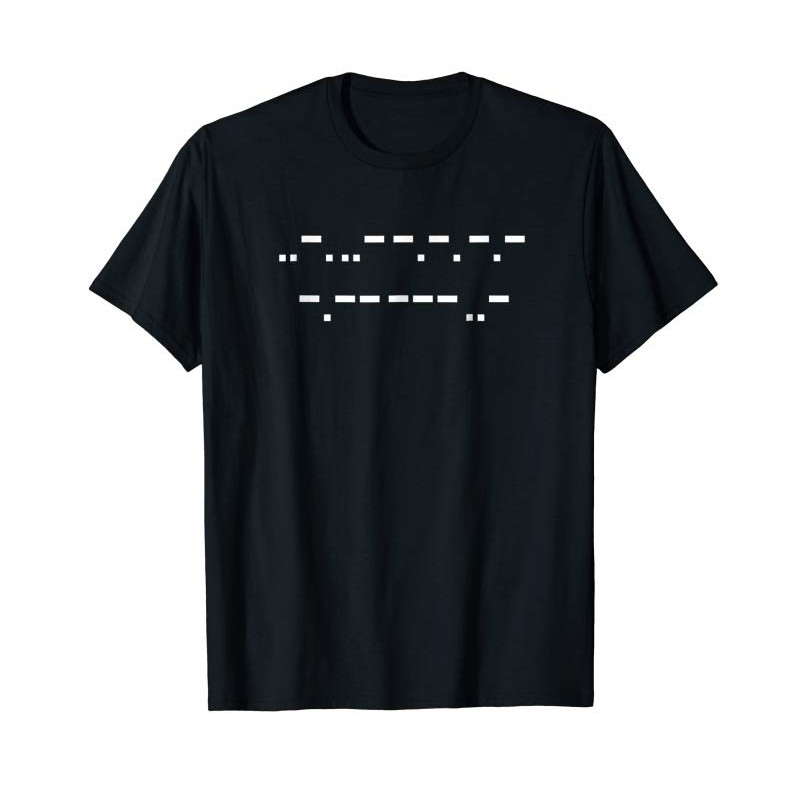 Adorable Morse Code Fuck You Hidden Message HAM Operator T Shirt - Tees.Design.png