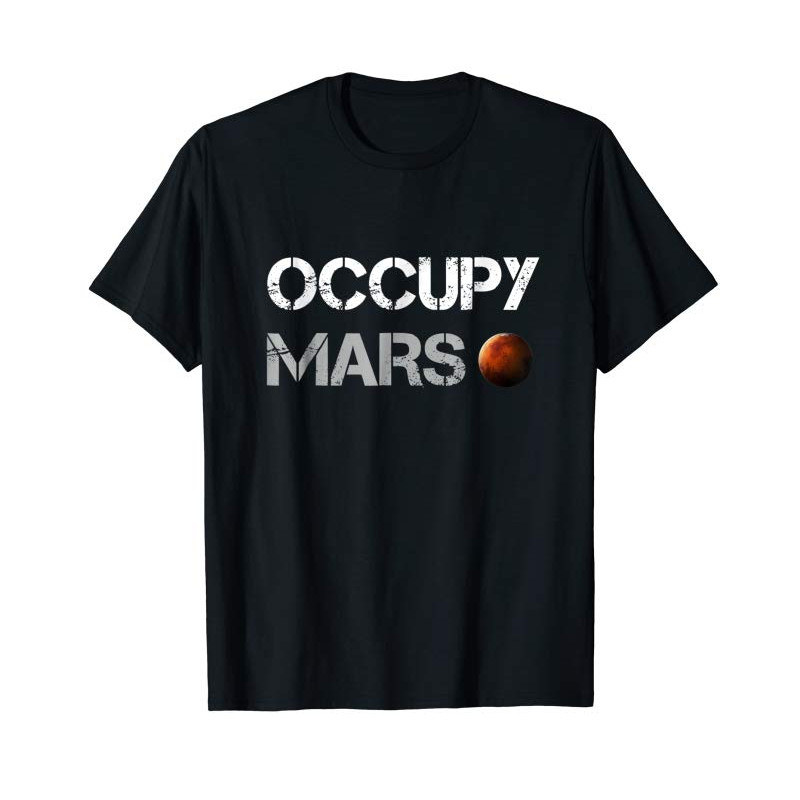 Adorable Occupy Mars Space Explorer T-Shirt - Tees.Design.png