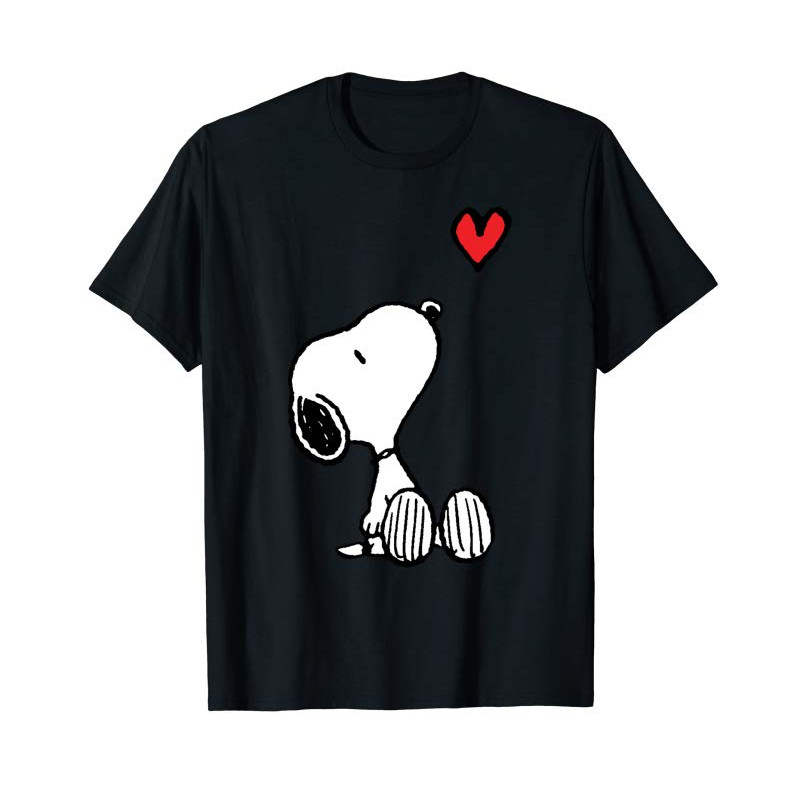 Adorable Peanuts Heart Sitting Snoopy Sweatshirt - Tees.Design.png
