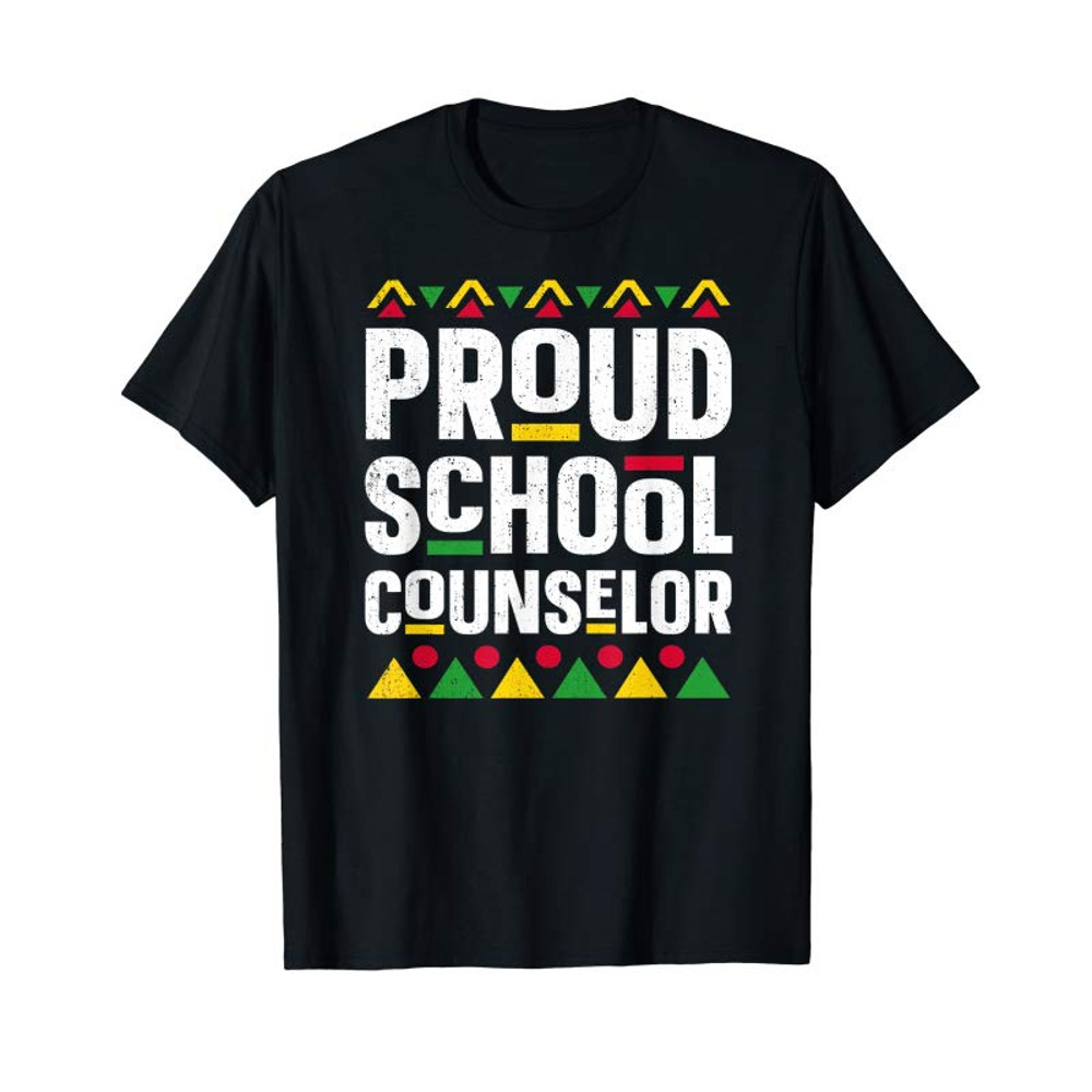 Adorable Proud School Counselor Africa Pride Black History Month T-Shirt - Tees.Design.png