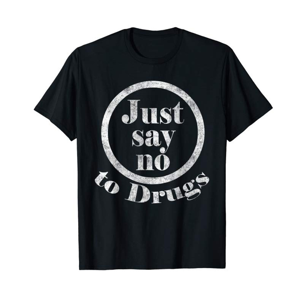 Adorable Retro 80's Just Say No To Drugs T-Shirt 1980's War On Drugs - Tees.Design.png