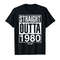 Adorable Straight Outta 1980 40 AF Funny 40th Birthday Gift Men Women T-Shirt - Tees.Design.png