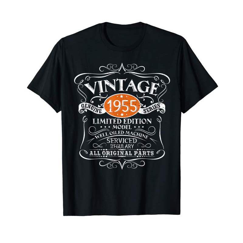 Adorable Vintage 1955 65th Birthday All Original Parts Gift T-Shirt - Tees.Design.png