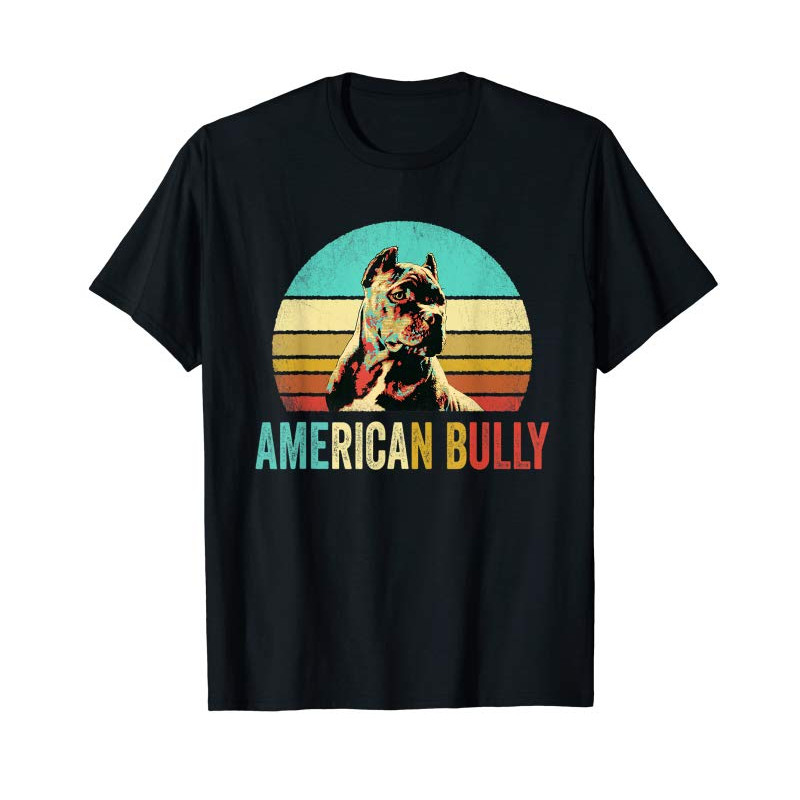 Adorable Vintage American Bully Shirt Dog Sunset - Tees.Design.png